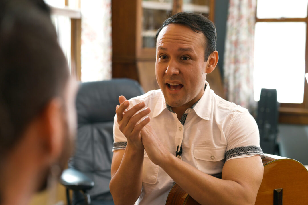 Richard Hildner Armacanqui, musical partner of Juan Tomás Martínez