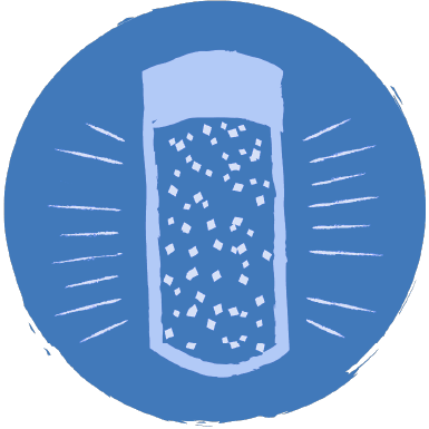 Icon of a glitter jar