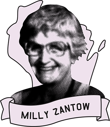 Illustrated portrait of Milly Zantow